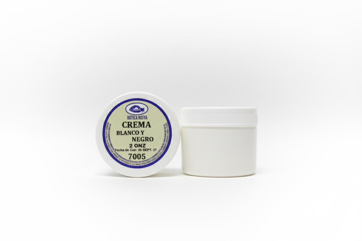 Crema Blanco y Negro